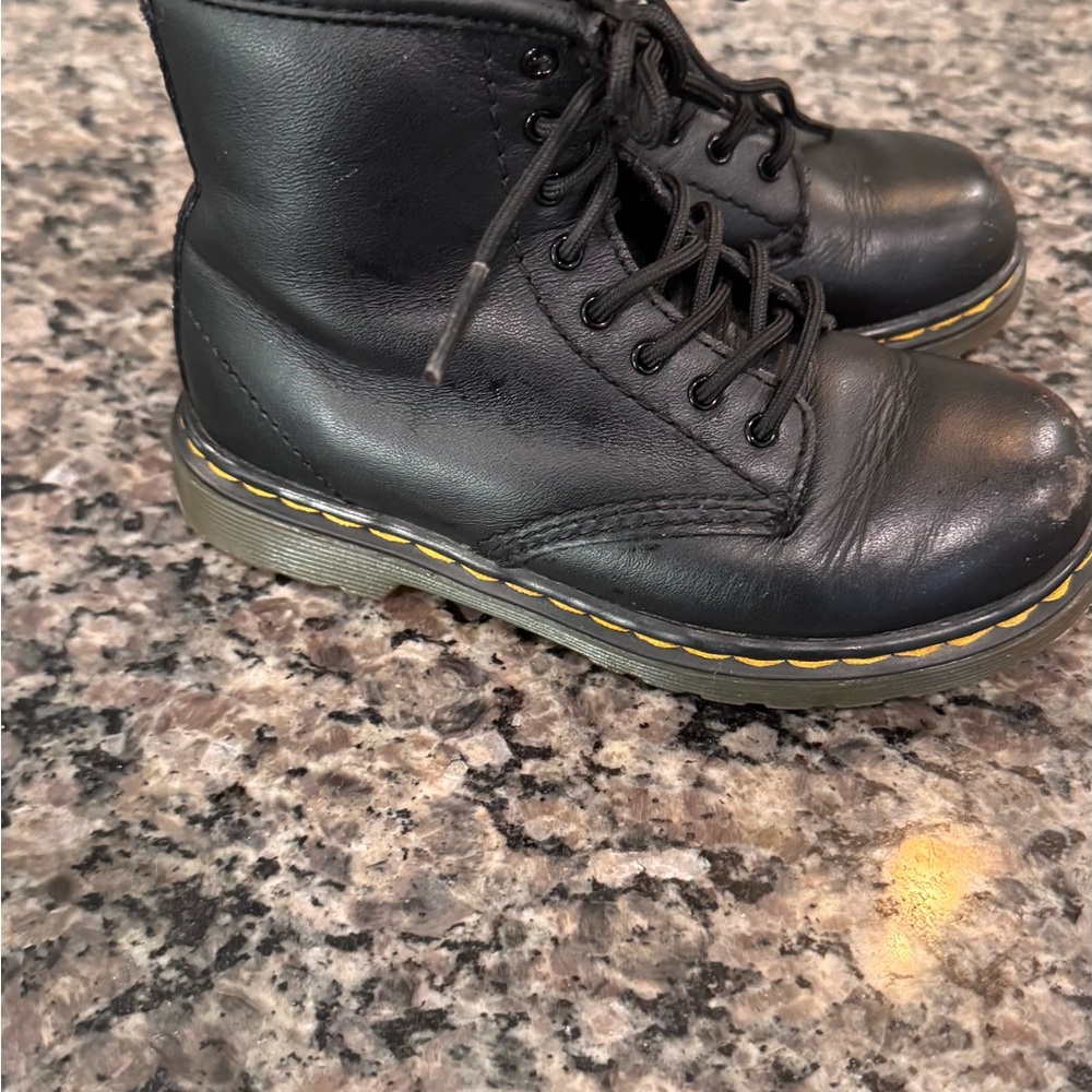 Dr. Martens Black Boots with Air-Cushioned Sole